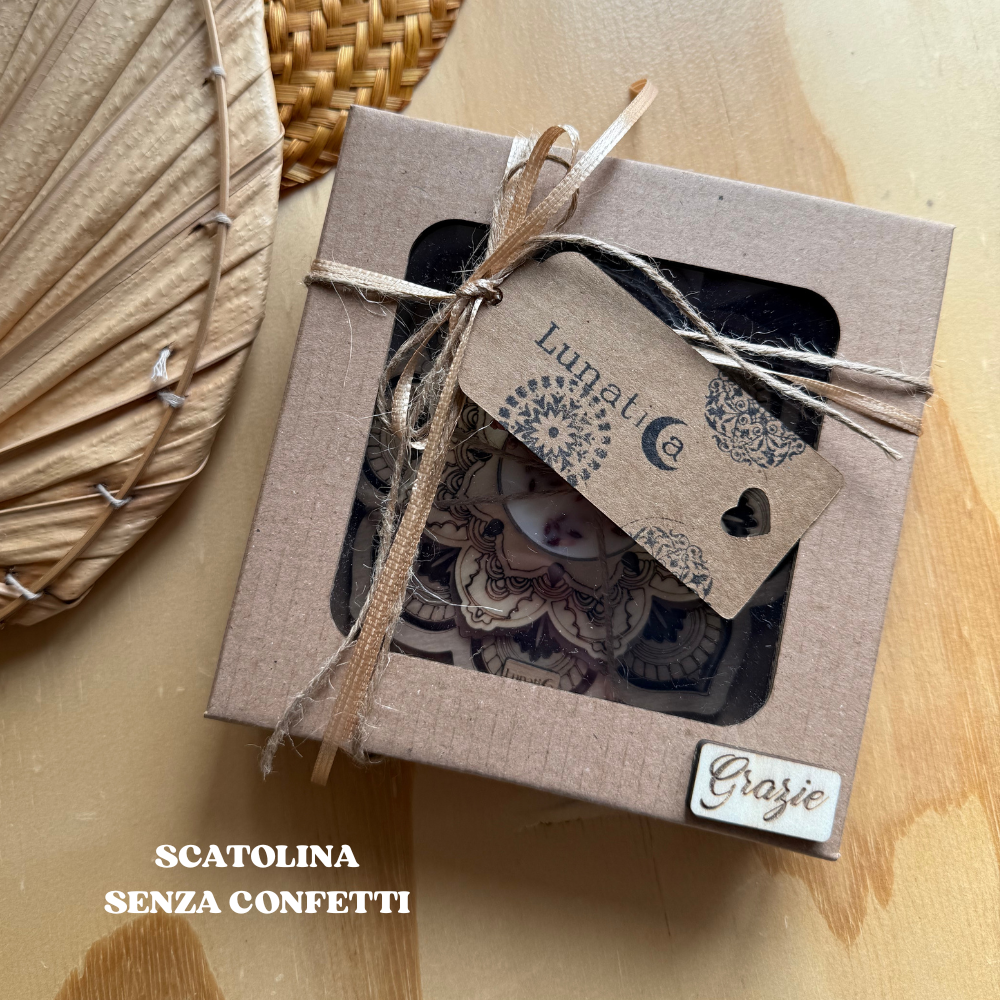 Bomboniera con mandala porta candela ✨