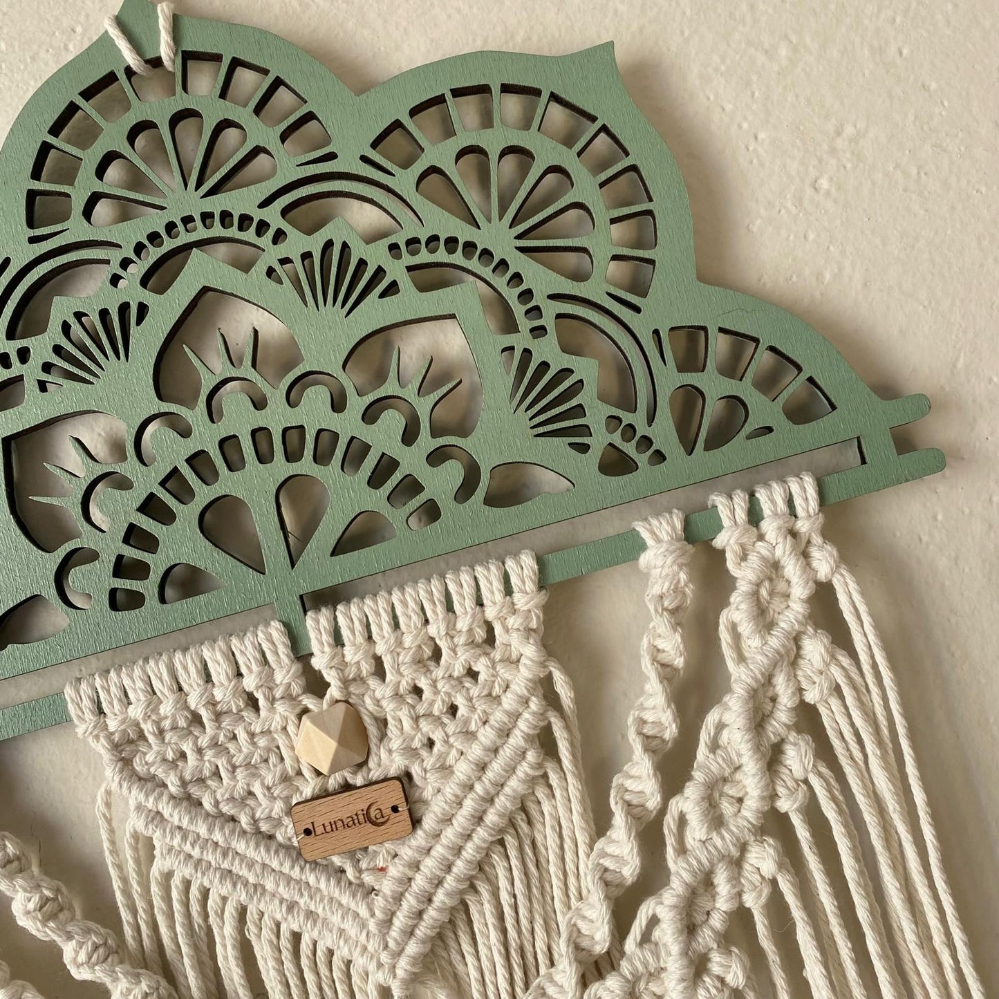 Arazzo mandala salvia e panna ✨