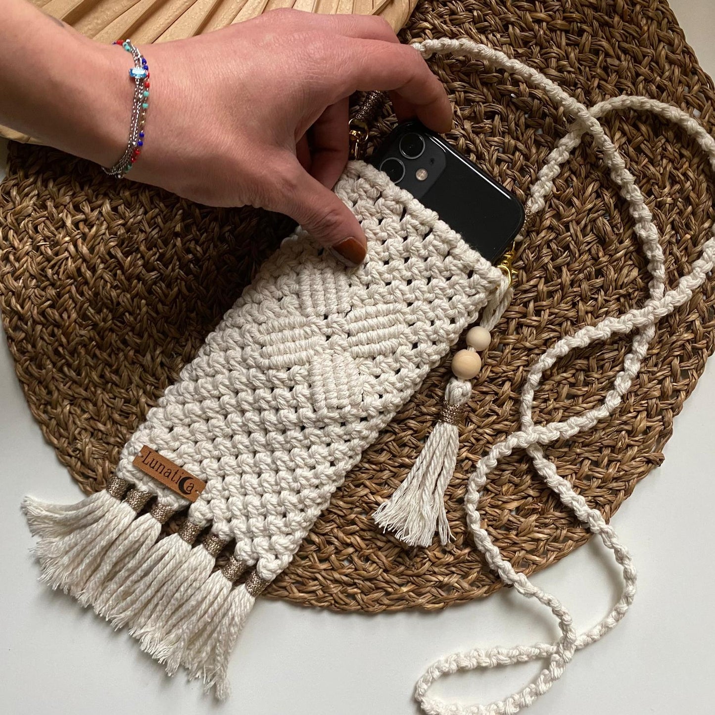 Porta cellulare macramè. 🤍