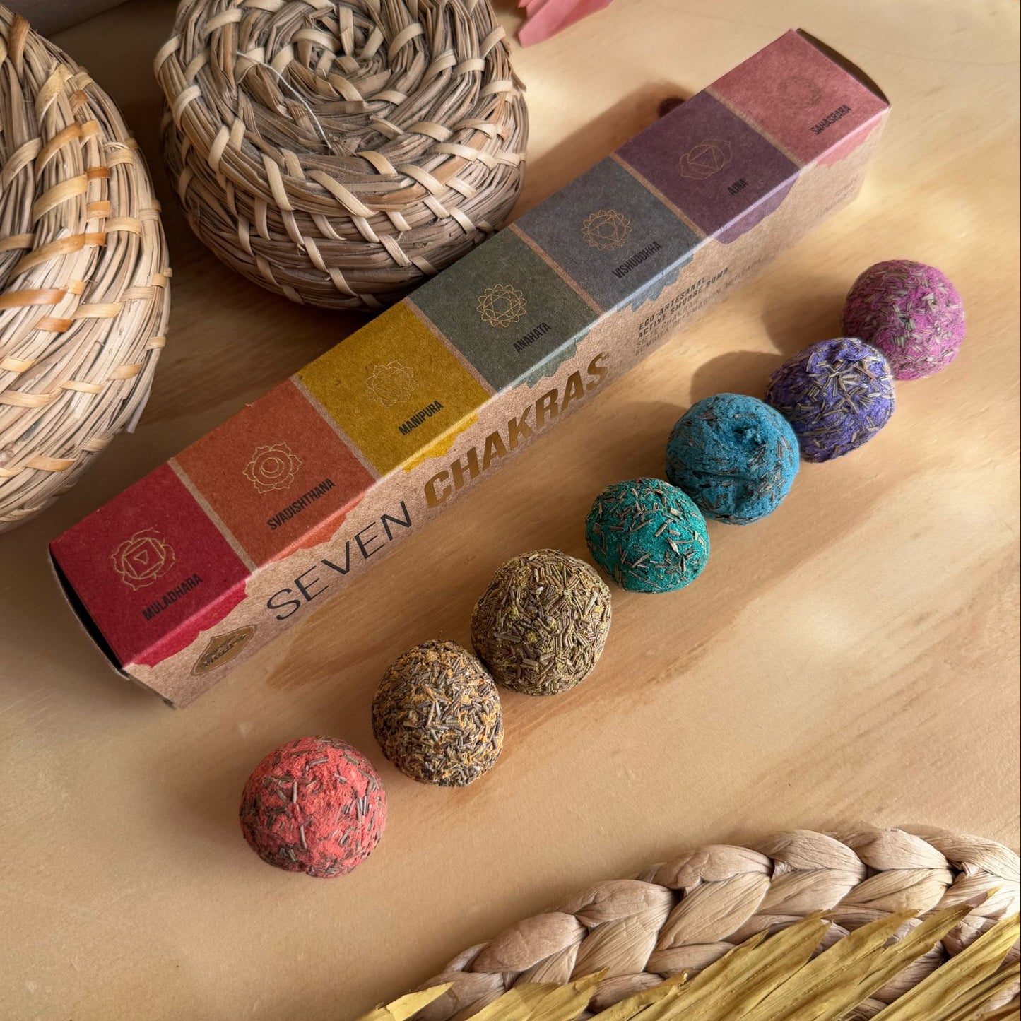 Sfere Smudge 7 Chakra