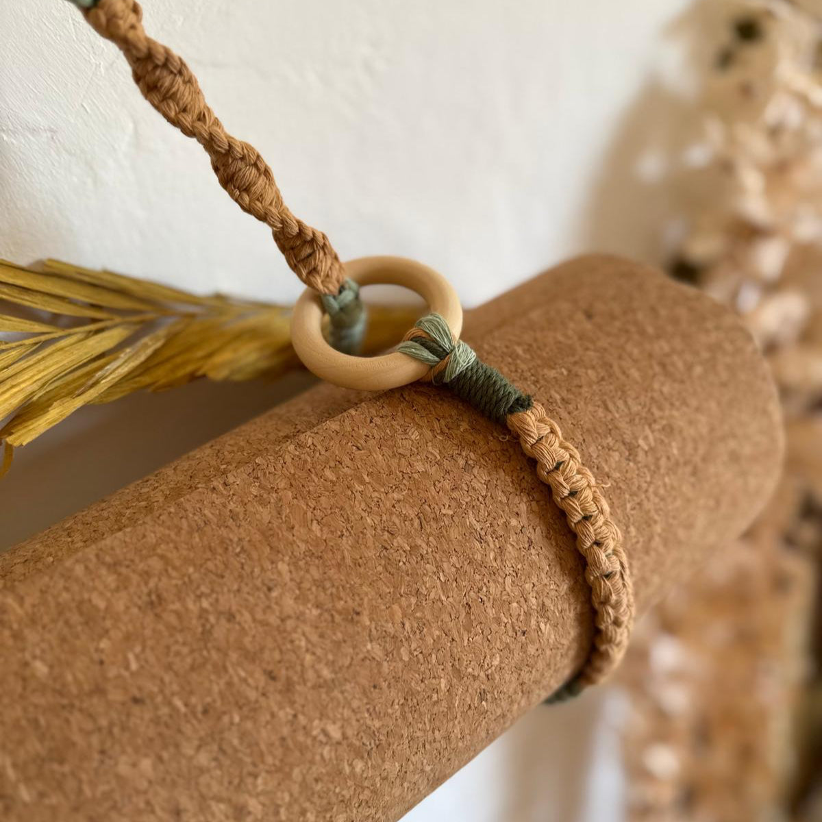 Porta tappetino yoga in macramè 🧘🏻♀️