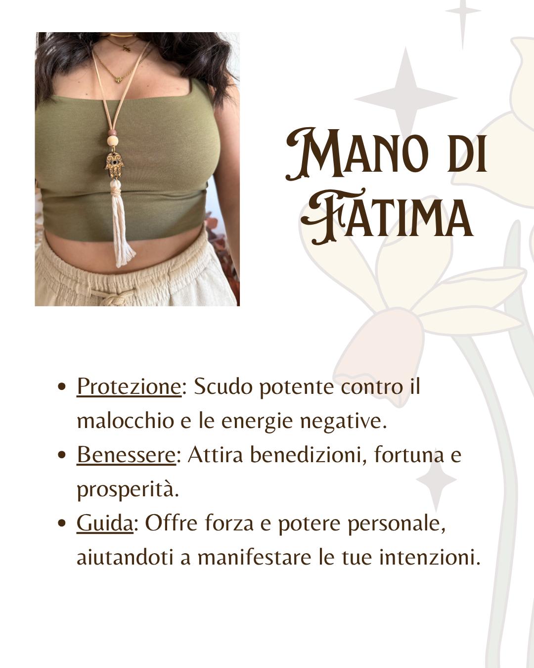Collana con simbolo di protezione 🪬