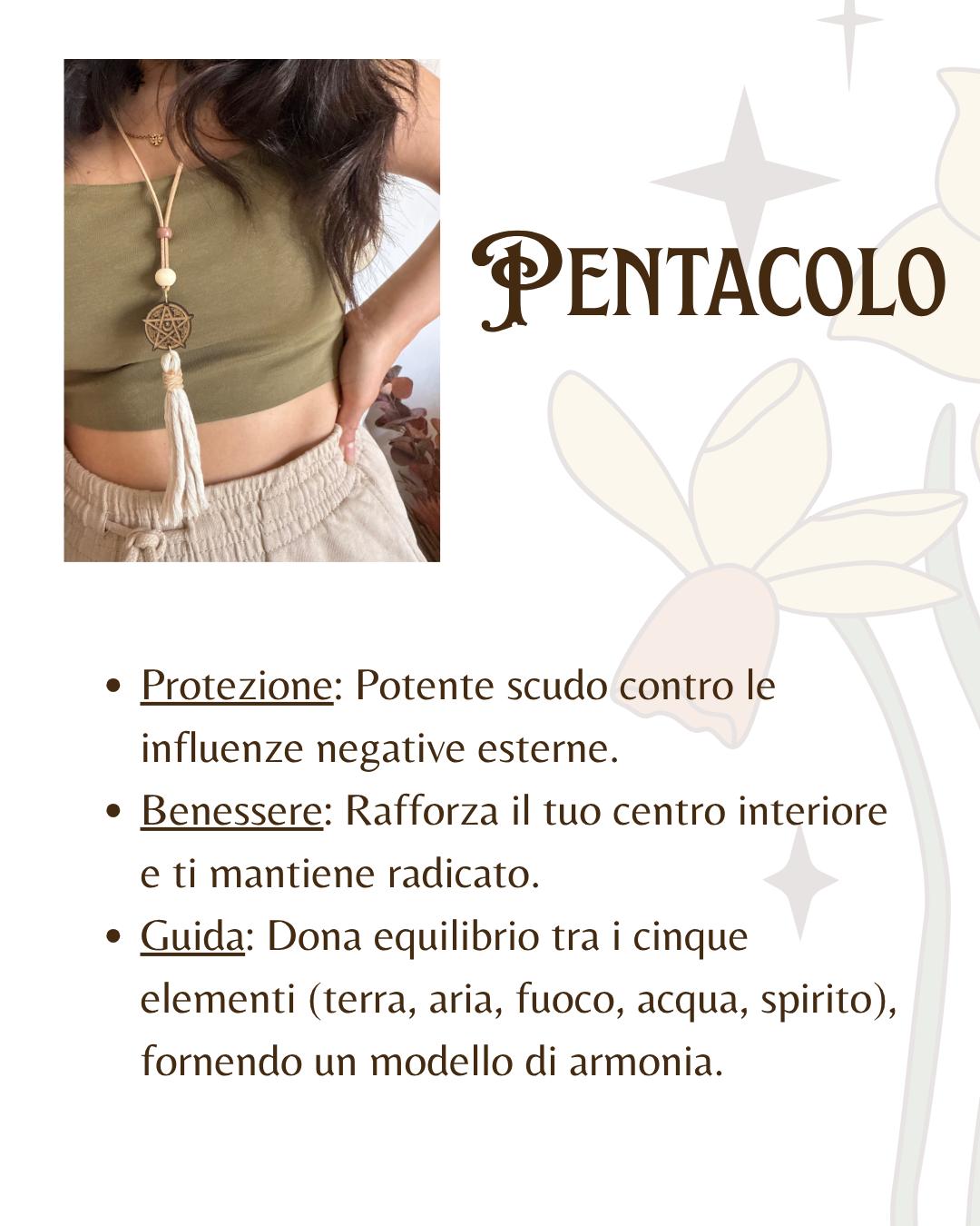 Collana con simbolo di protezione 🪬