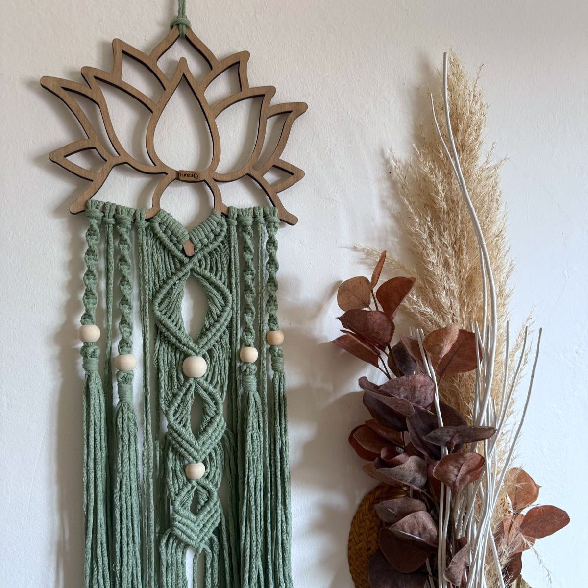 Fiore di loto verde salvia 🌱