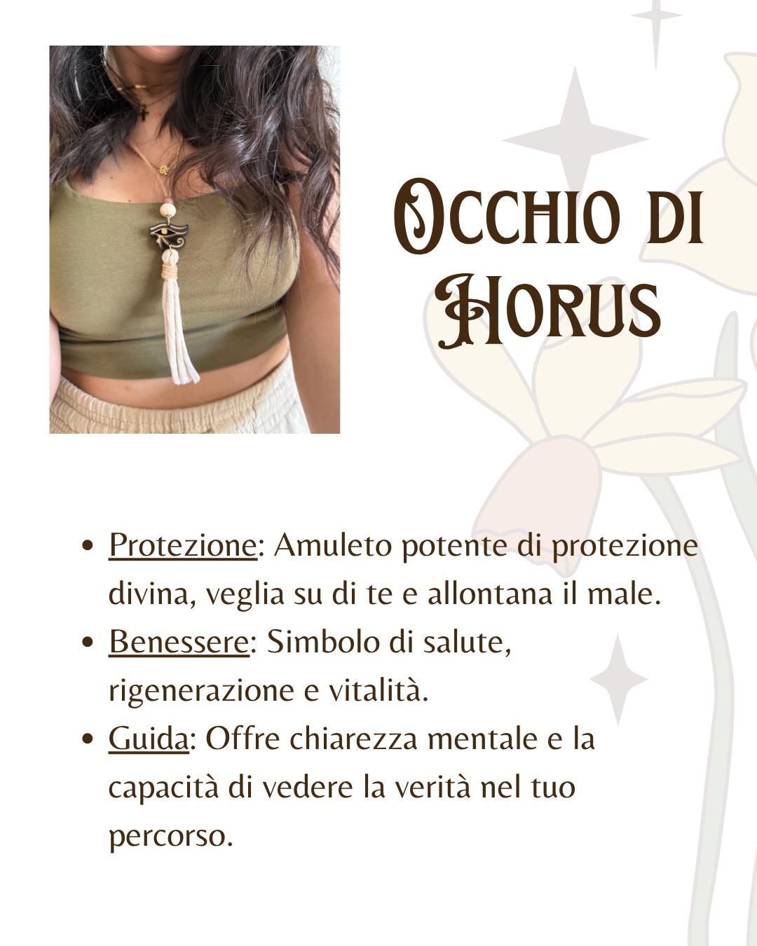 Collana con simbolo di protezione 🪬