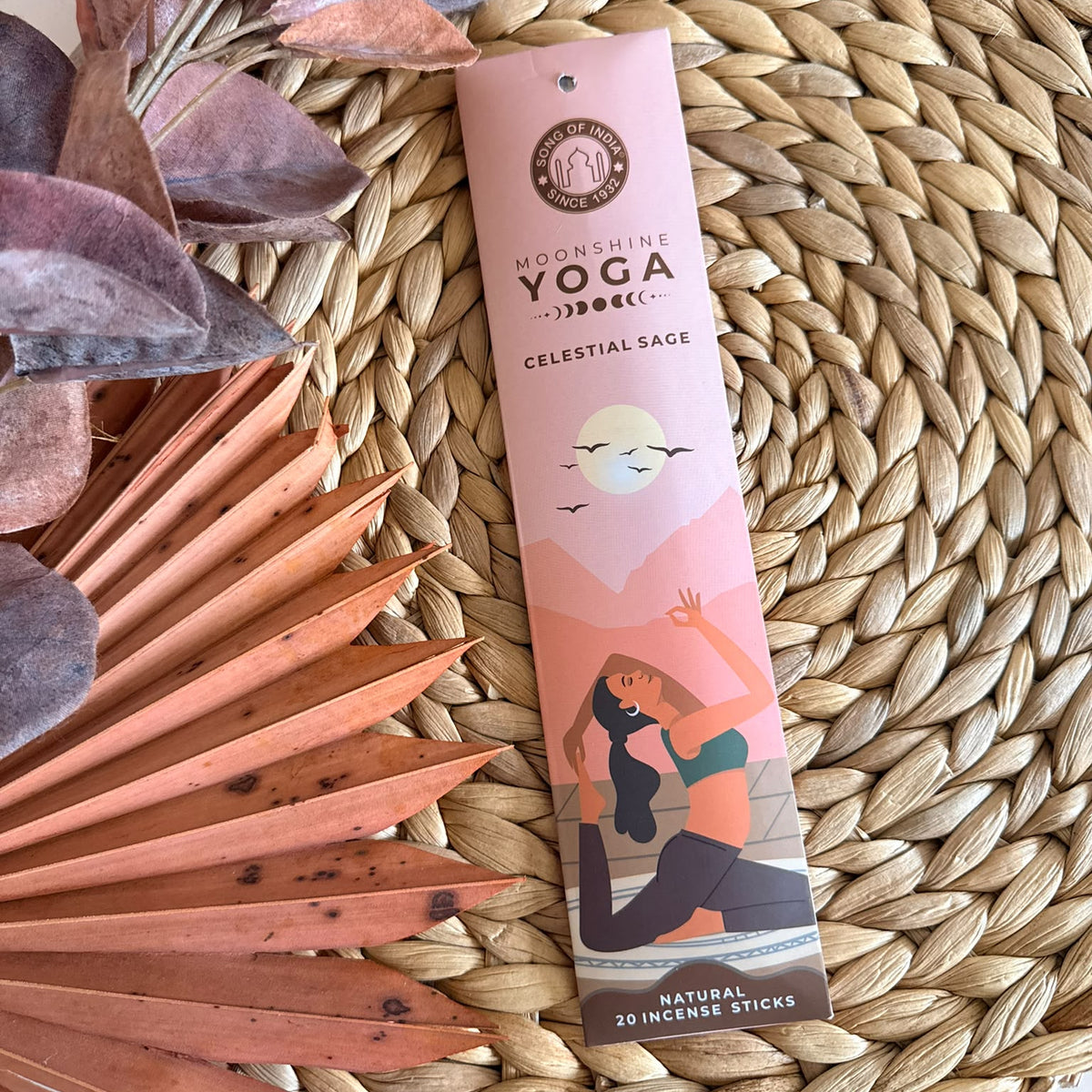 Incenso Moonshine Yoga Salvia (per pulire e rivitalizzare lo spazio)