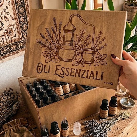 Scatola porta oli essenziali 🪔