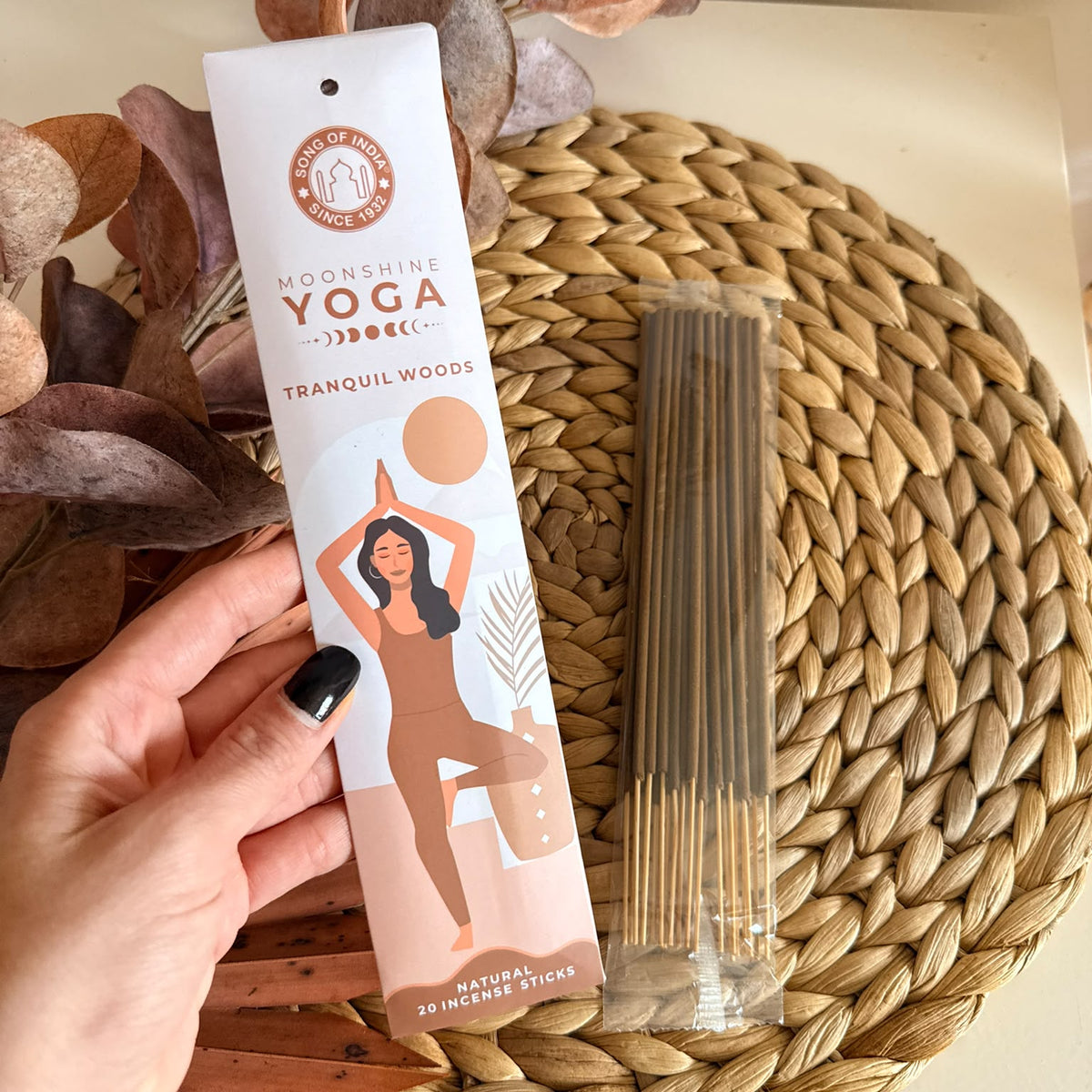 Incenso Moonshine Yoga Boschi Tranquilli (Radicamento e distensione)