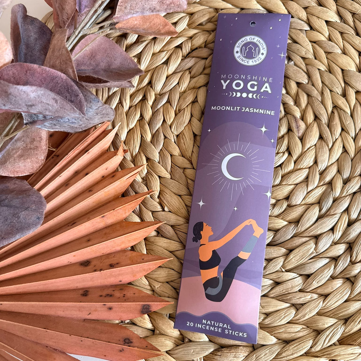 Incenso Moonshine Yoga Gelsomino (Atmosfera fresca e armoniosa)