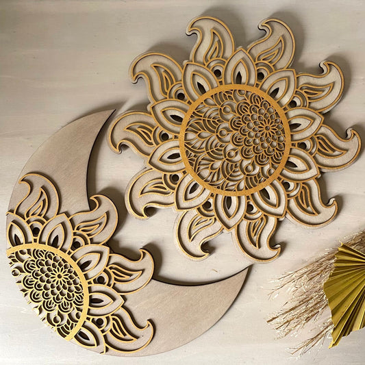 Sole e Luna mandala ☀️🌙