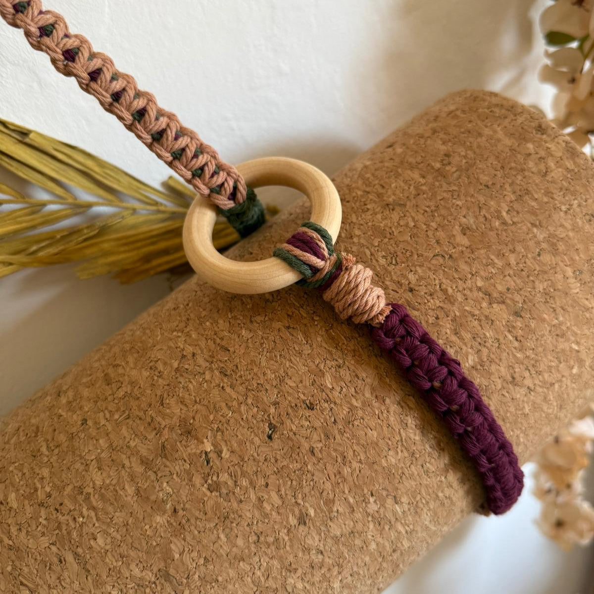 Porta tappetino yoga in macramè 🧘🏻‍♀️