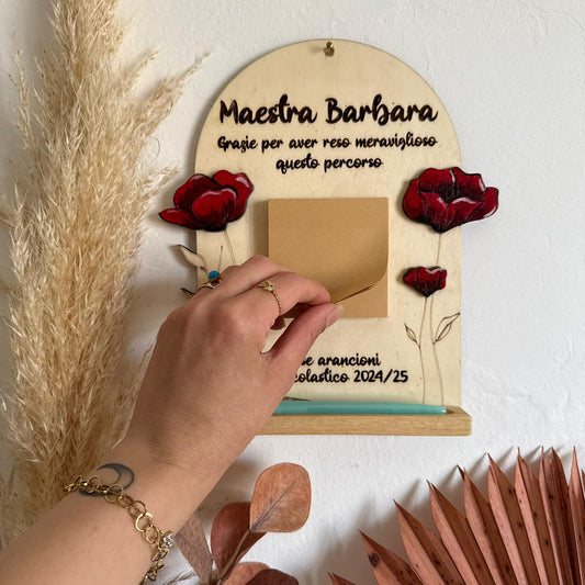 Regalo Maestra-Porta post-it