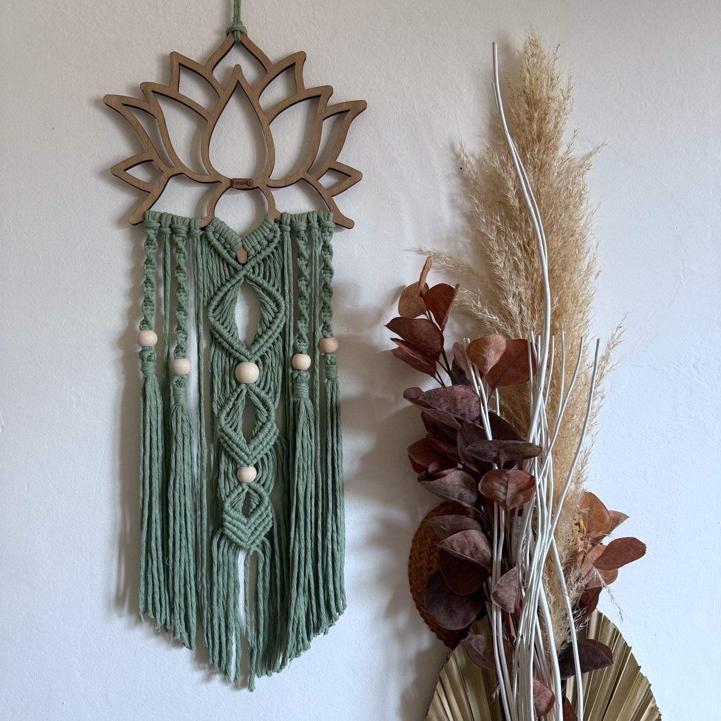 Fiore di loto verde salvia 🌱