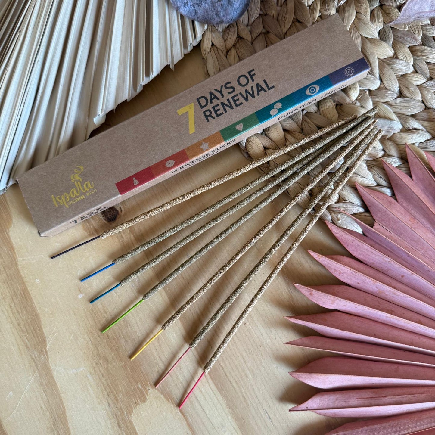 Incenso 7 Giorni di Rinnovamento ✨ 7 fragranze 🧘🏻‍♀️