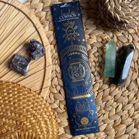 Incenso Cosmic Bloom 🪐 Lavanda e Salvia (Cosmo senza tempo)