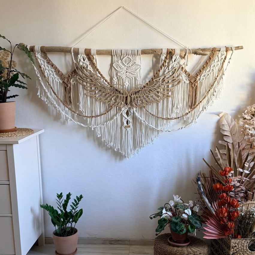 Arazzo macramè Angelo custode 🪽