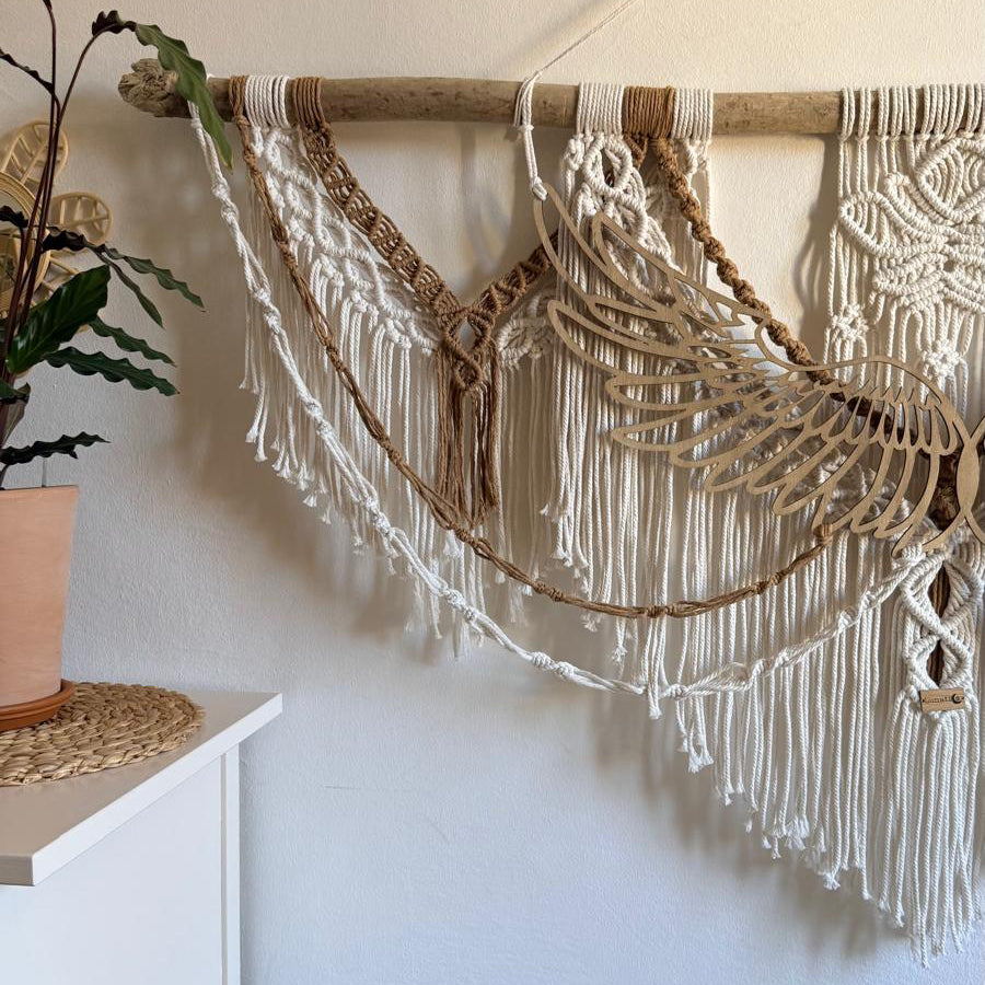 Arazzo macramè Angelo custode 🪽