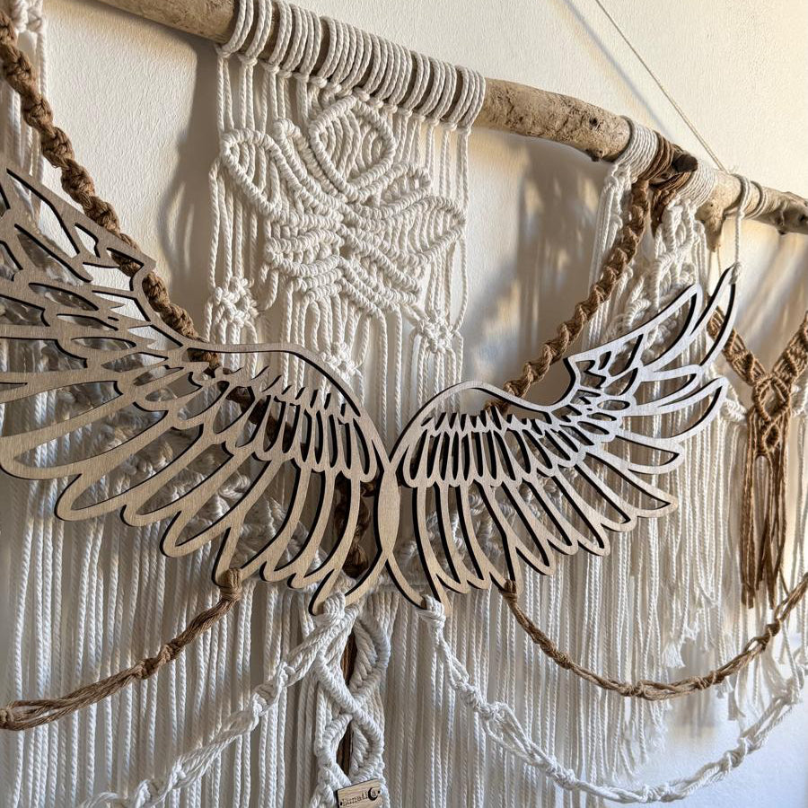 Arazzo macramè Angelo custode 🪽