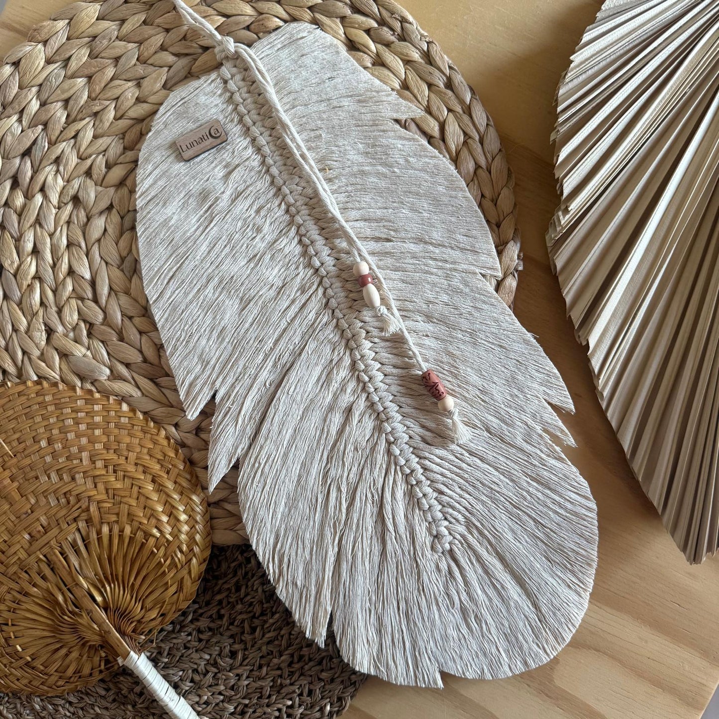 Piuma in macramè 🪶 (+8 varianti colore)