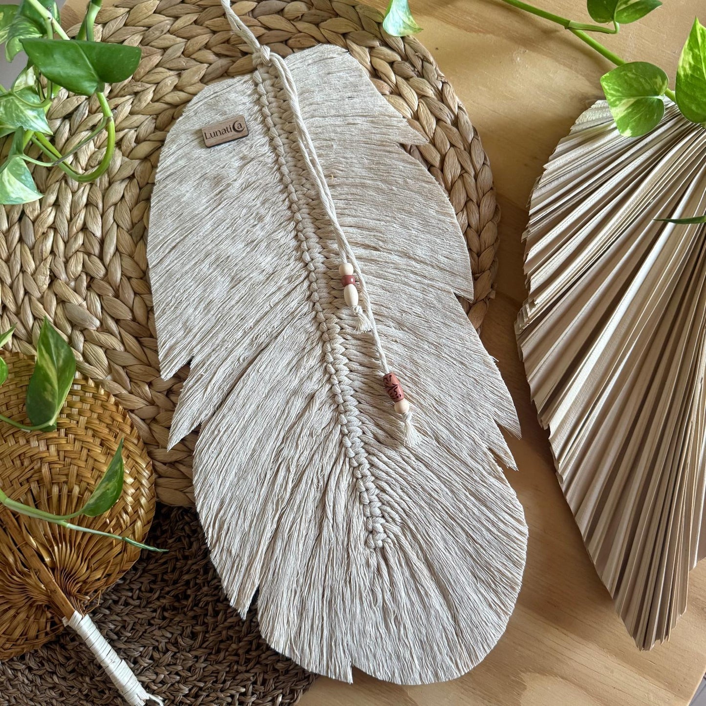 Piuma in macramè 🪶 (+8 varianti colore)