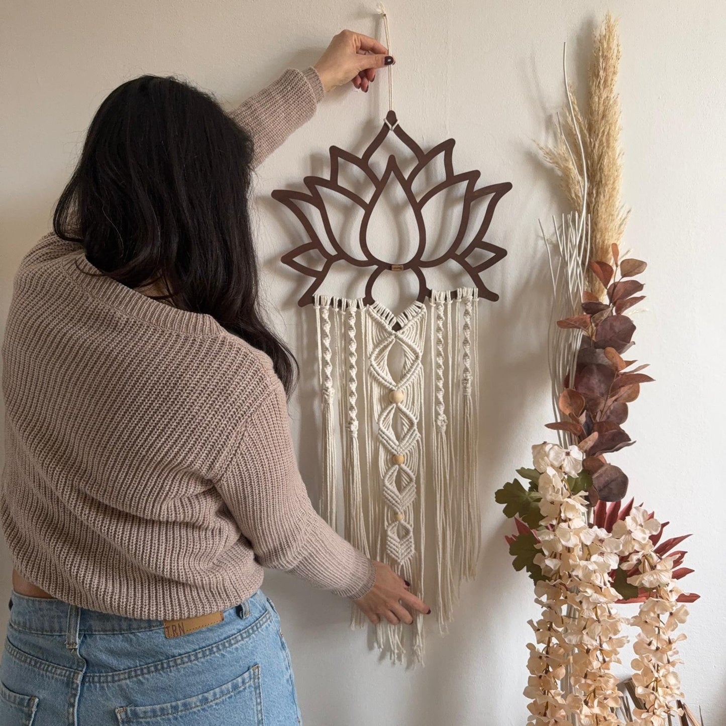 Fiore di loto con macramè 🪷BEST-LOVED