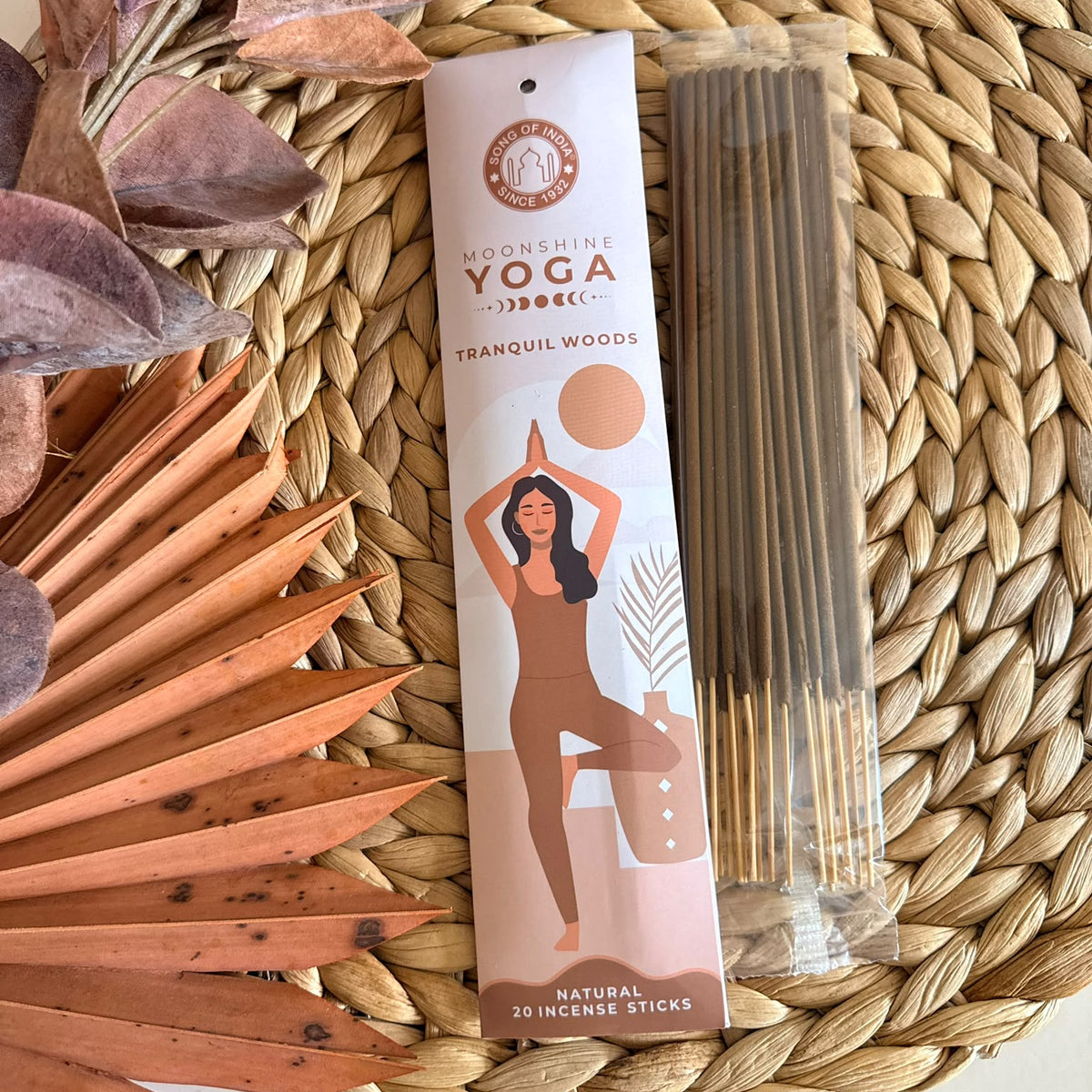 Incenso Moonshine Yoga Boschi Tranquilli (Radicamento e distensione)